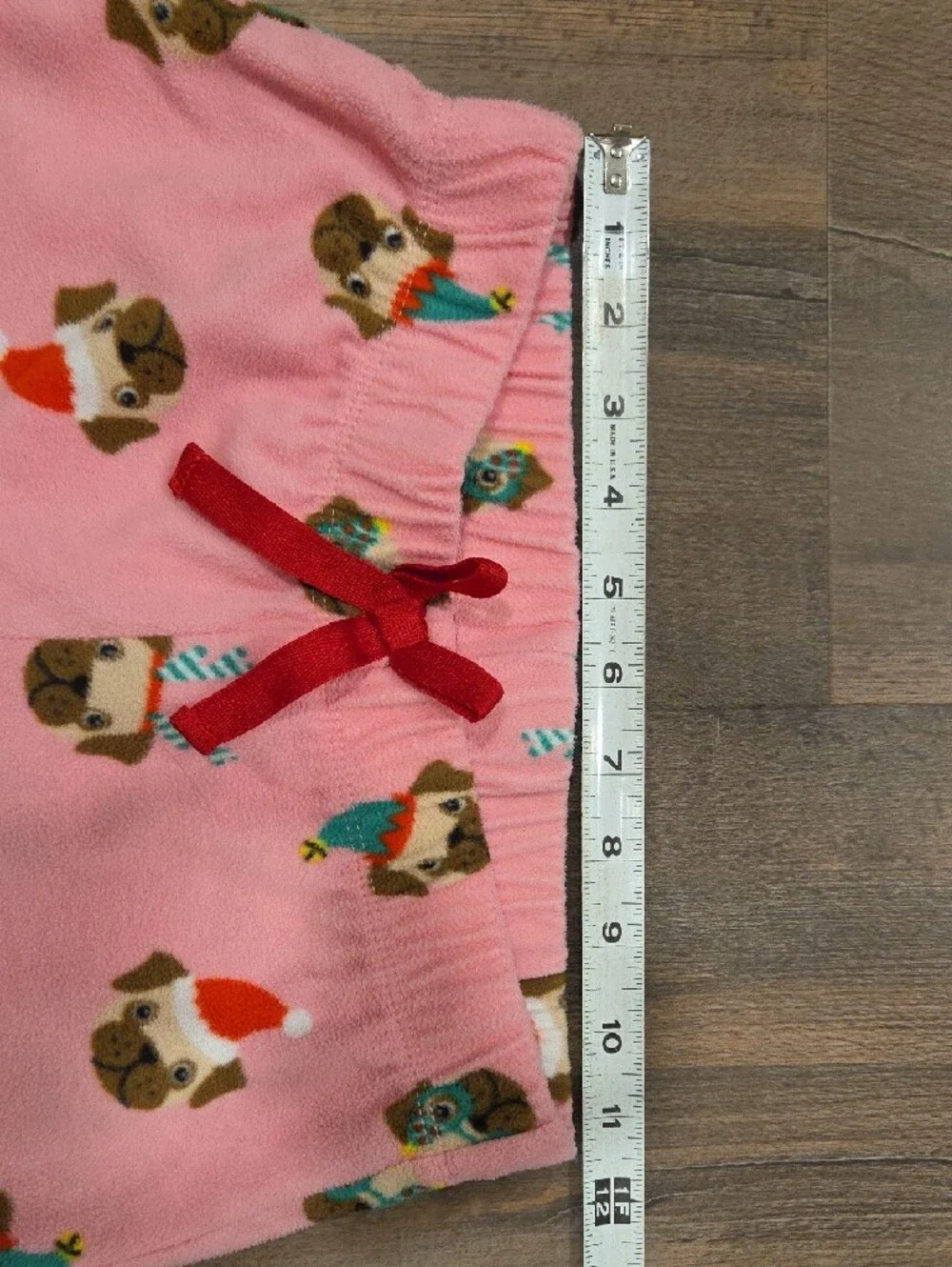 Old Navy Pink Kids Pajama Pants with Holiday Pug Print